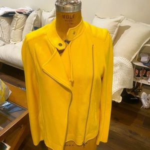 Ralph Lauren, bright yellow zipper jacket